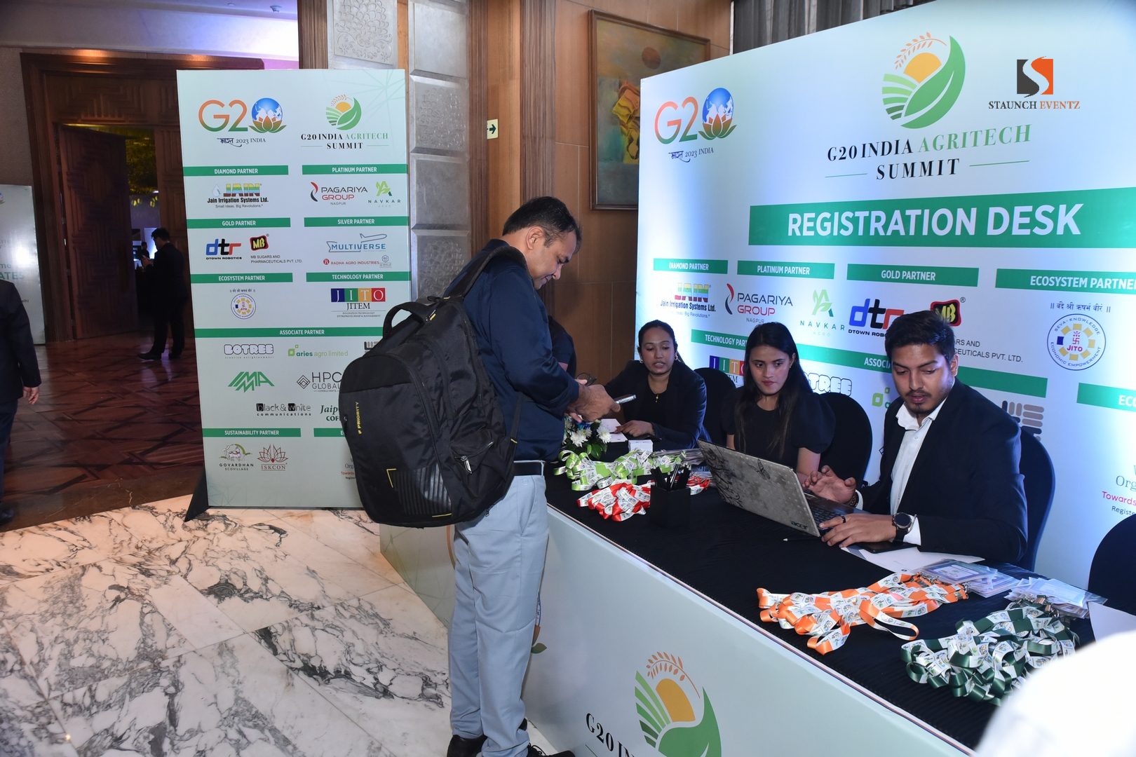 G20 event production and guest management by Staunch Eventz